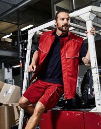 Arbeitsshorts Herren in Rot